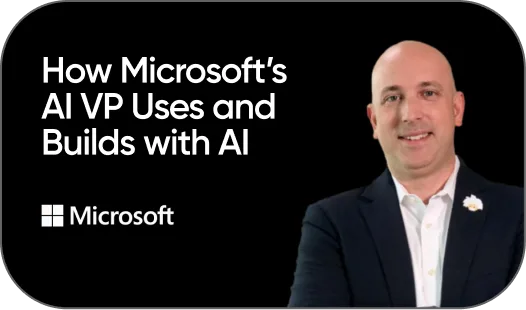 How Microsoft's AI VP Uses and Builds with AI