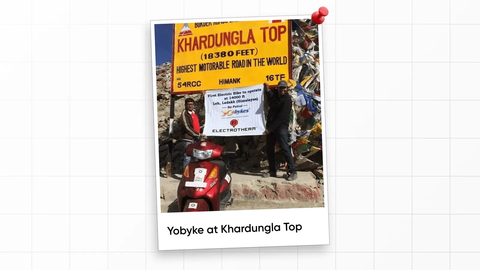 Yobyke at Khardungla Top