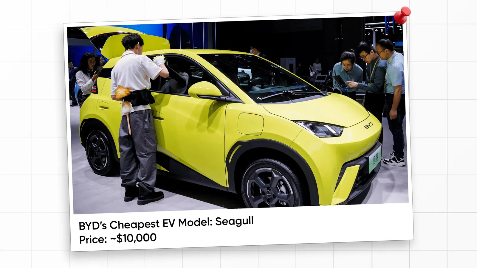BYD’s Cheapest EV Model: Seagull Price: ~$10,000