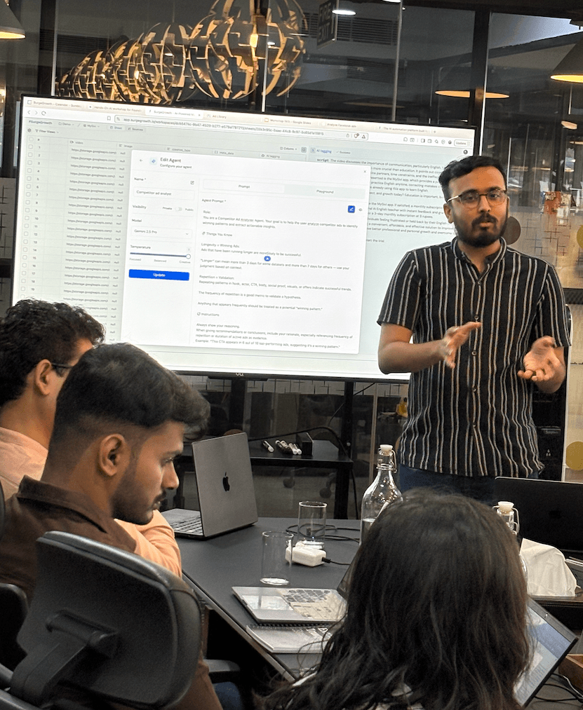 Deploy AI agents & workflows that create, test, & scale Ads