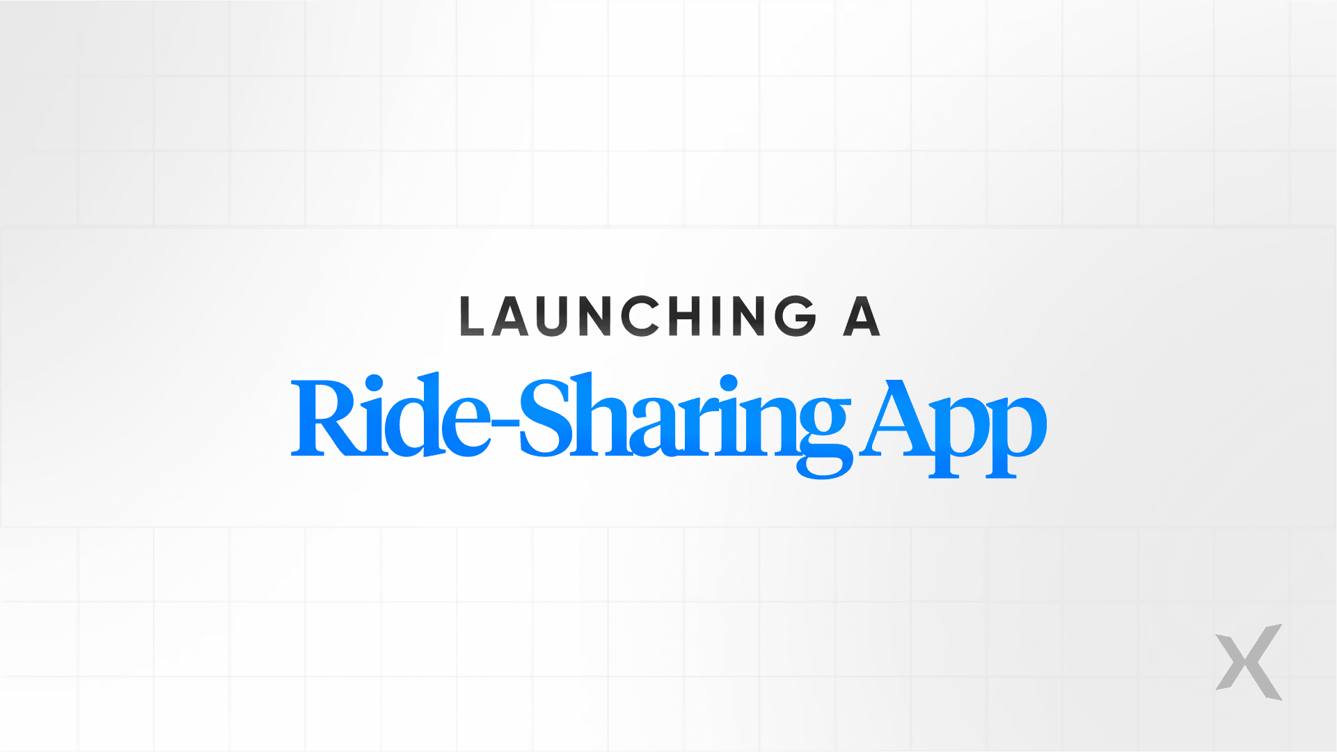 Ride-sharing launch: Market entry strategy