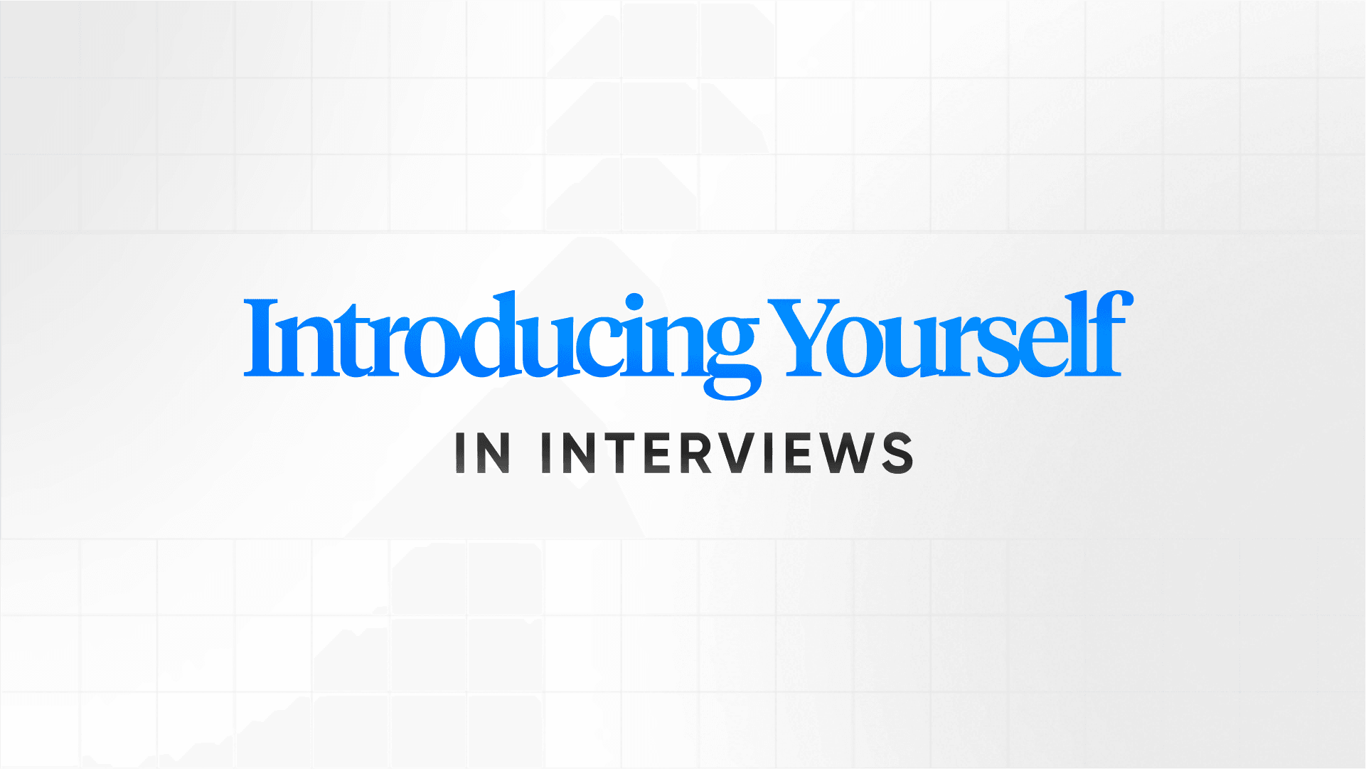 Opening lines that set the right tone