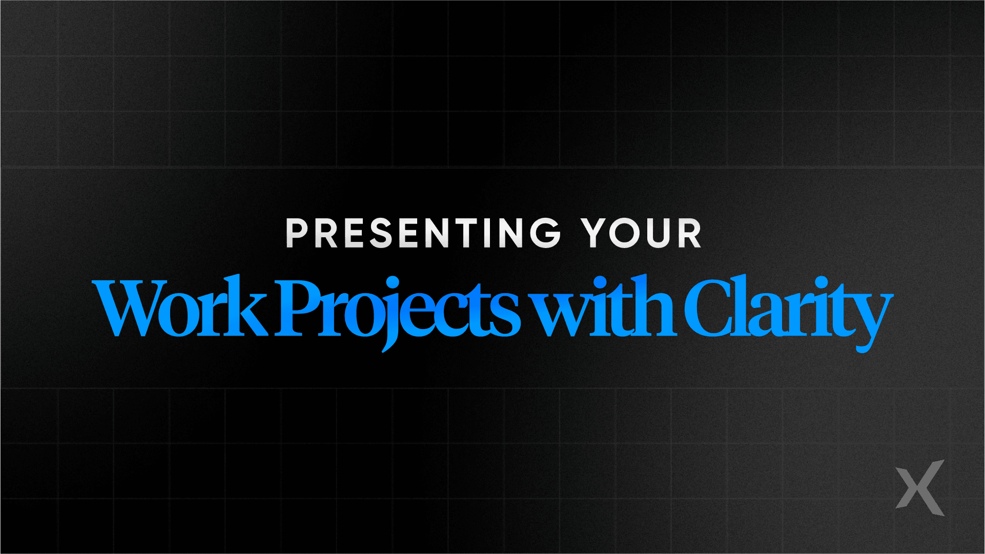 How to structure project walkthroughs