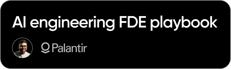 AI Engineering FDE Playbook - Palantir