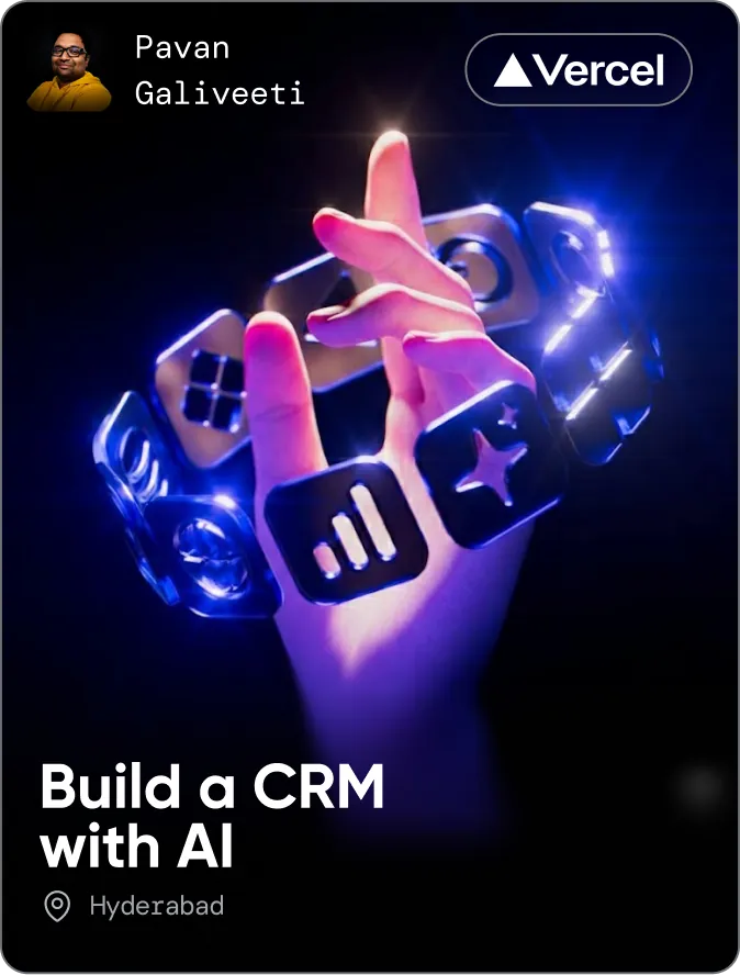 Build a CRM with AI - Hyderabad