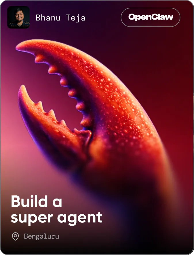Build a Super Agent - Bengaluru