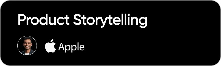 Product Storytelling - Apple