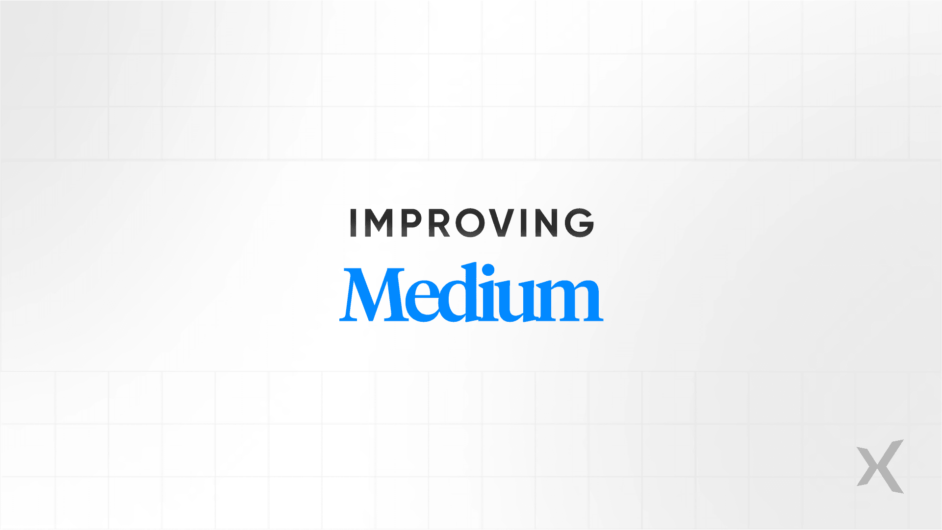 Medium improvements: Creator vs reader balance