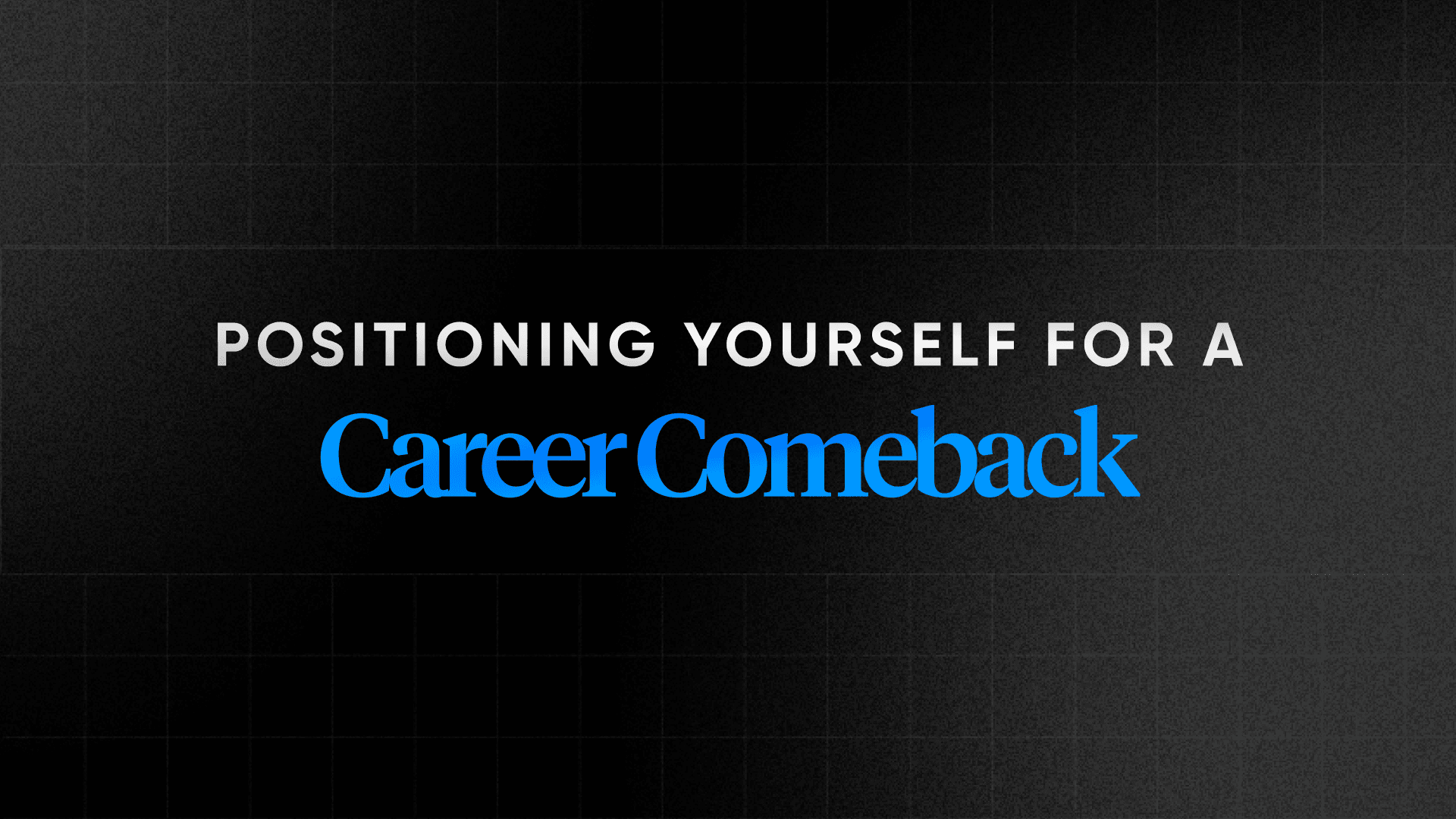 How to share your career break honestly